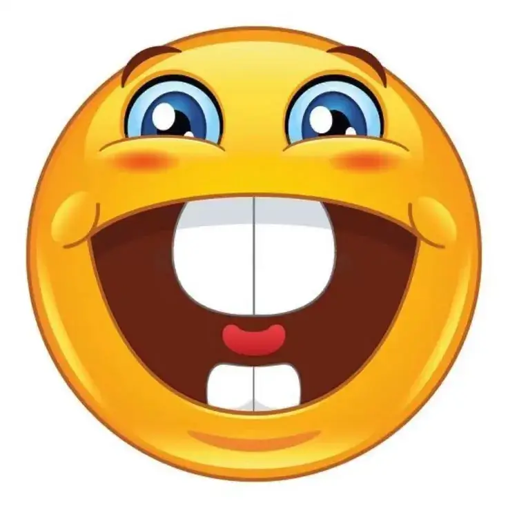 Biểu tượng cười nhe răng siêu đáng yêu.