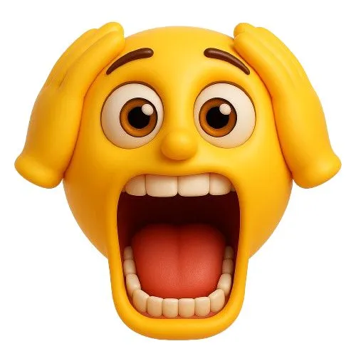 Biểu tượng mặt cười hoảng hốt