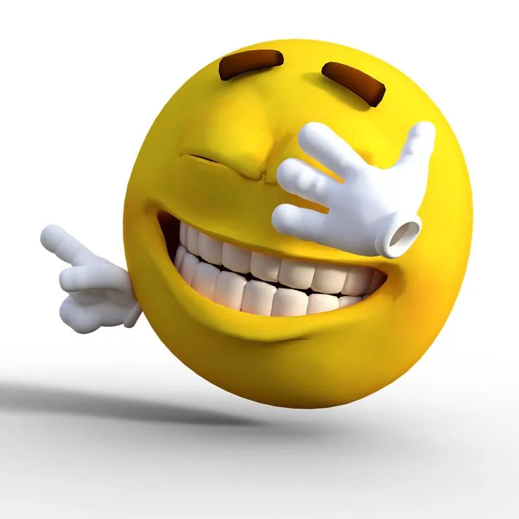 Emoji mặt cười toe ngộ nghĩnh.