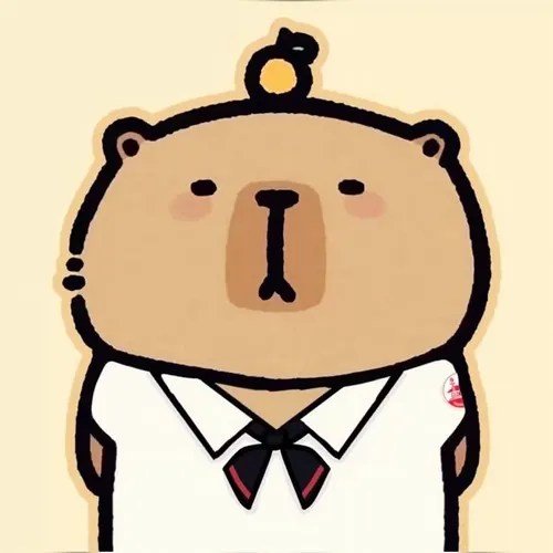 Hình đại diện cute bố cục cận mặt phối màu kẹo ngọt nét vẽ baby nổi bật