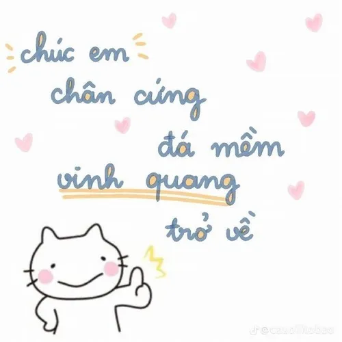 Khi muốn truyền năng lượng tích cực cho ai đó, hãy gửi ngay meme cổ vũ