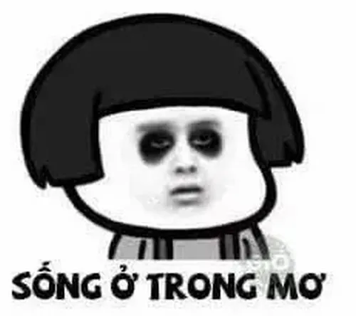 Ảnh chế rã rời mô tả hơi thở hụt và gương mặt hốc hác.