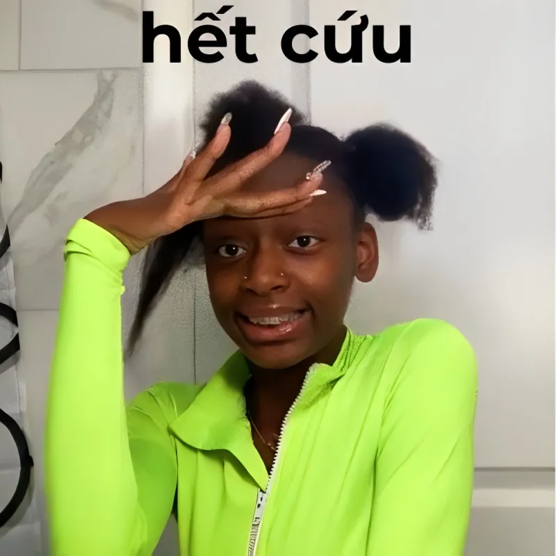 Biểu cảm hài hước, kiểu hết cách để cứu chữa.