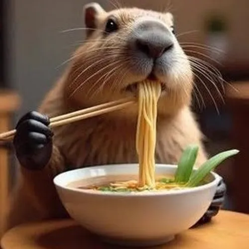 Ảnh meme capybara nhìn trầm tư kiểu bất lực.