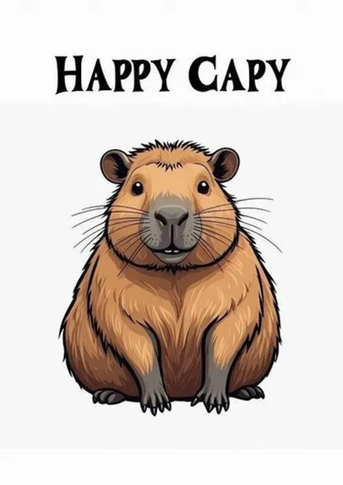 Khoảnh khắc capybara bước chậm run run sợ hãi.