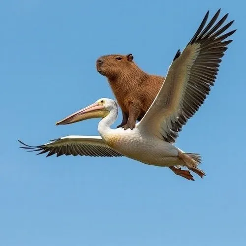 Ảnh meme capybara run sợ nép bên tảng đá.