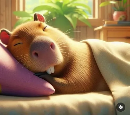 Meme capybara gục đầu xuống nước kiểu đau khổ.