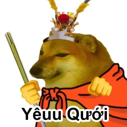 Meme chế chó troll ngáo ngơ nhưng nhìn dễ thương cực