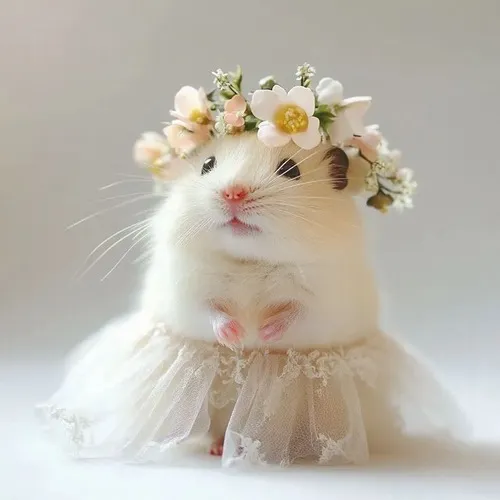 Ảnh vui chuột hamster ngầu đứng thẳng như cao thủ nhỏ xíu