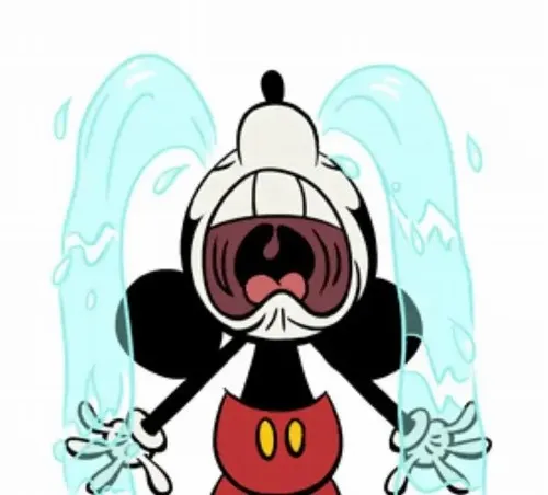 Meme chuột mắt rơm rớm như muốn nói gì