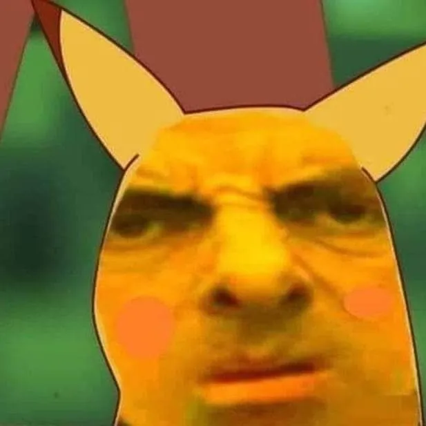 Hình vui Detective Pikachu nheo mắt nhìn bạn như thám tử