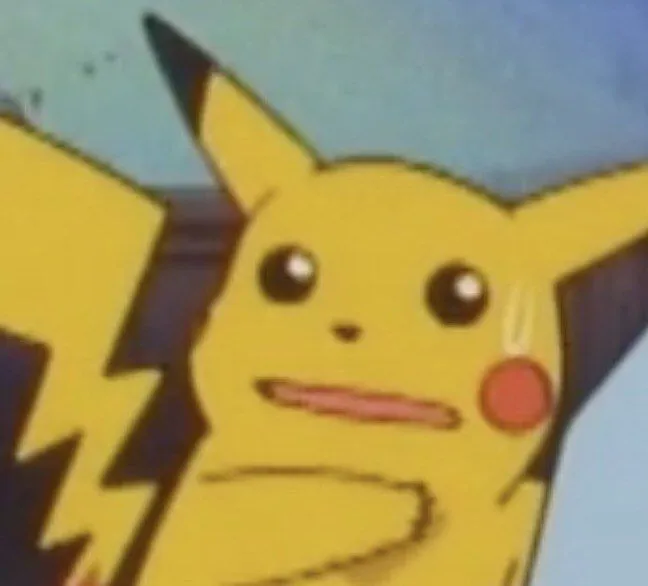 Meme Pikachu nhây với biểu cảm vô giá