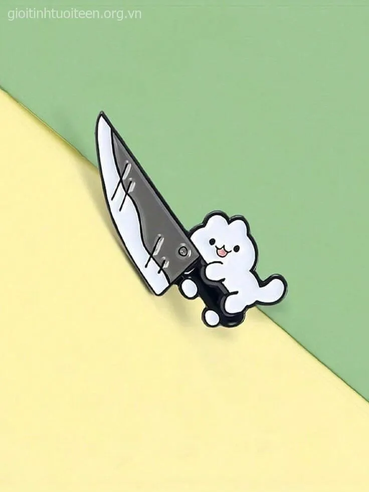 Sticker mèo cầm dao: giận hờn hài hước lan khắp TikTok