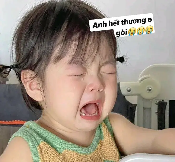 Bộ meme em bé khóc cute khiến dân mạng tan chảy liền
