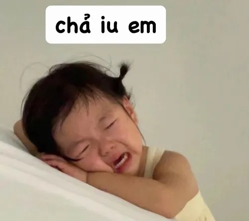 Meme khóc đáng yêu khiến dân mạng vừa cười vừa thương