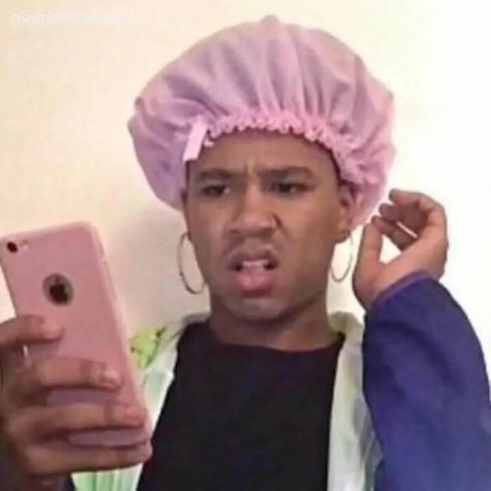 Biểu cảm anh da đen há mồm sững sờ