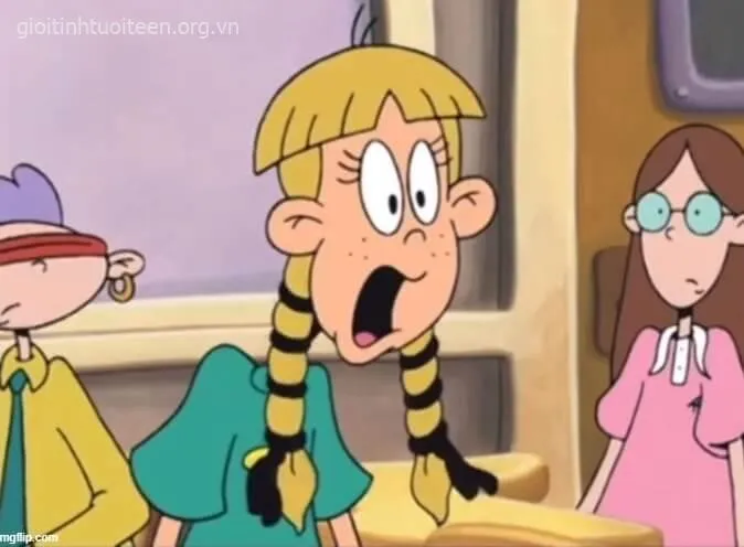 Meme nhân vật hoạt hình há mồm kinh hoàng