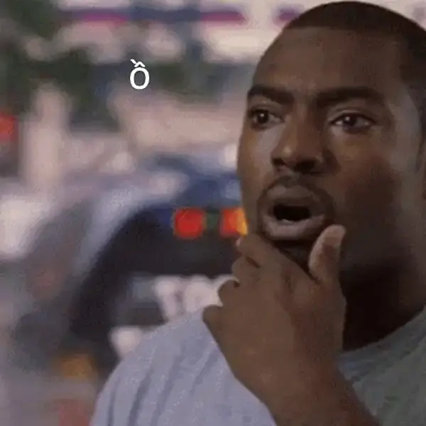 Hình chế meme há hốc mồm nhìn như vừa thấy crush nhắn tin