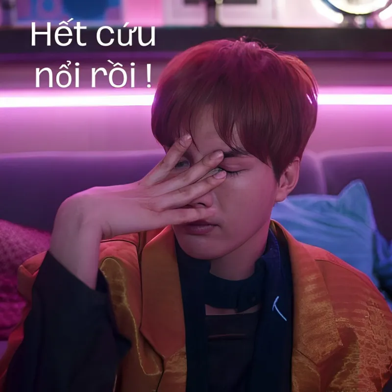 Meme hài hước kiểu hết cứu, nhìn vừa buồn vừa cười.