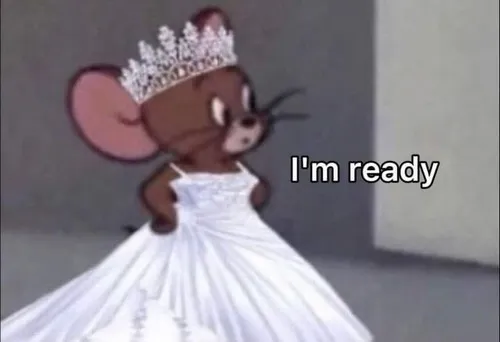 Hình chế meme vui bé nâu nhấn ánh nhìn trốn tránh với nụ cười lệch