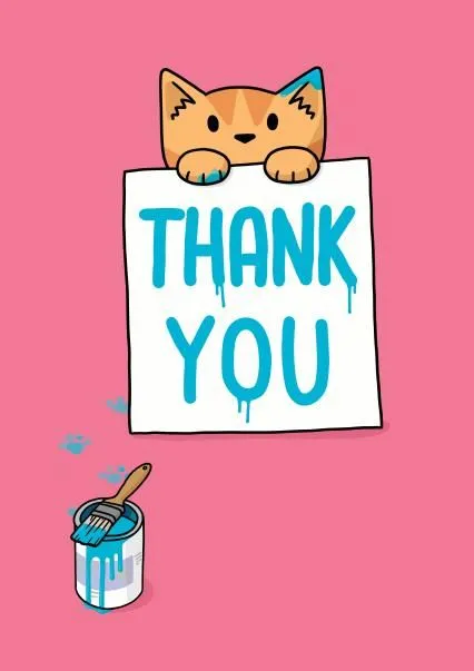 Biểu cảm mèo biết ơn, nhìn thật dễ mến.