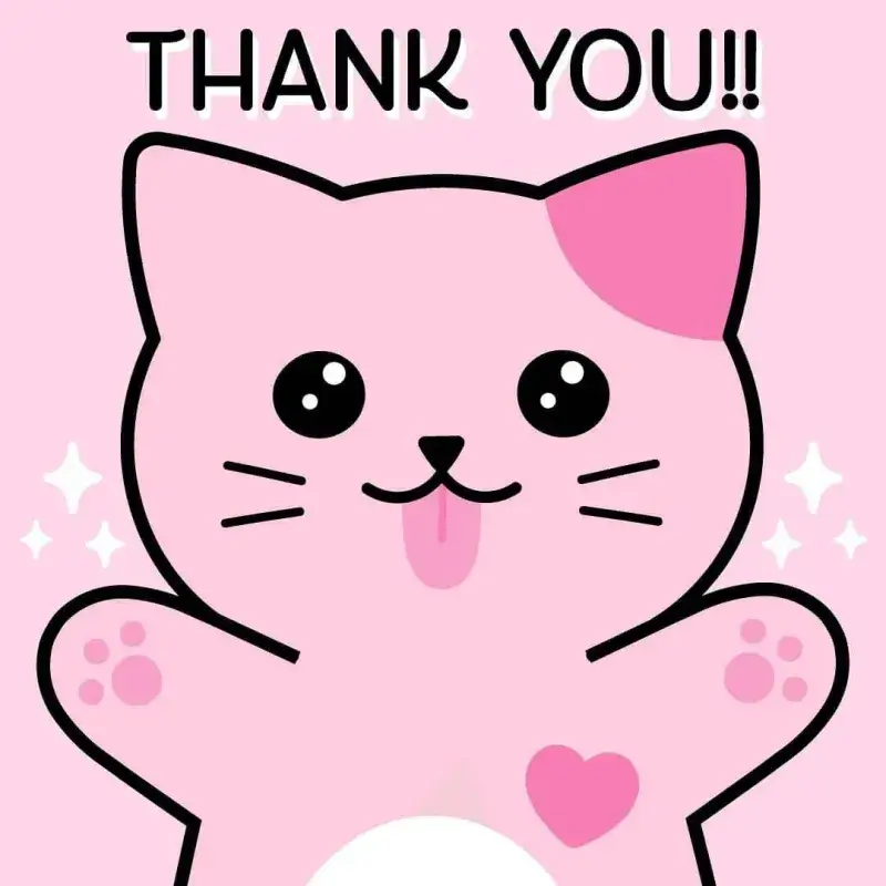 Mèo cúi thấp đầu, biểu cảm cảm tạ dễ thương.