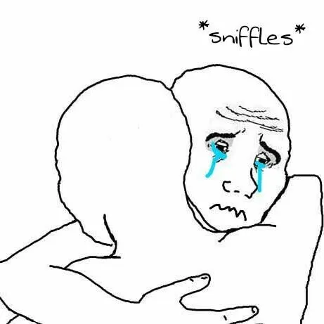 Meme ôm nhau cảm động rưng rưng