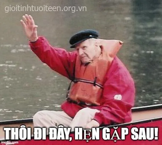 Ảnh chế lời chào Sài Gòn khi đêm xuống, ánh đèn rực rỡ xa dần.