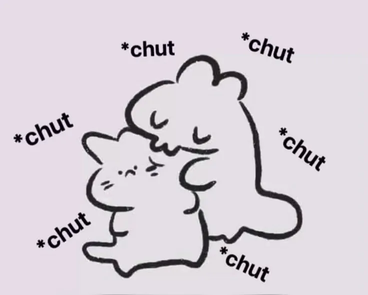 Ảnh meme vui thể hiện cảm xúc sau cãi nhau vụn vặt