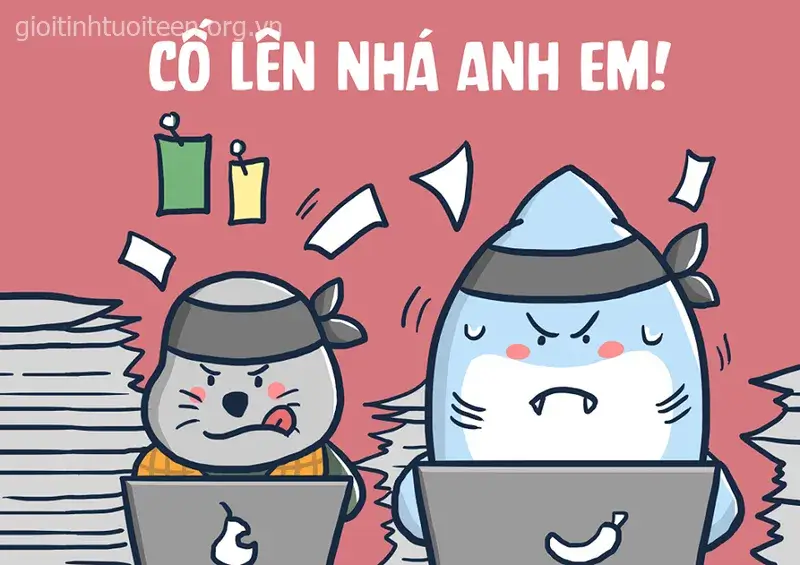 Meme vui nhắn gửi “đừng bỏ cuộc” với nụ cười dí dỏm