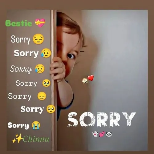 Hình meme xin lỗi khơi gợi cảm xúc trong gia đình nhỏ
