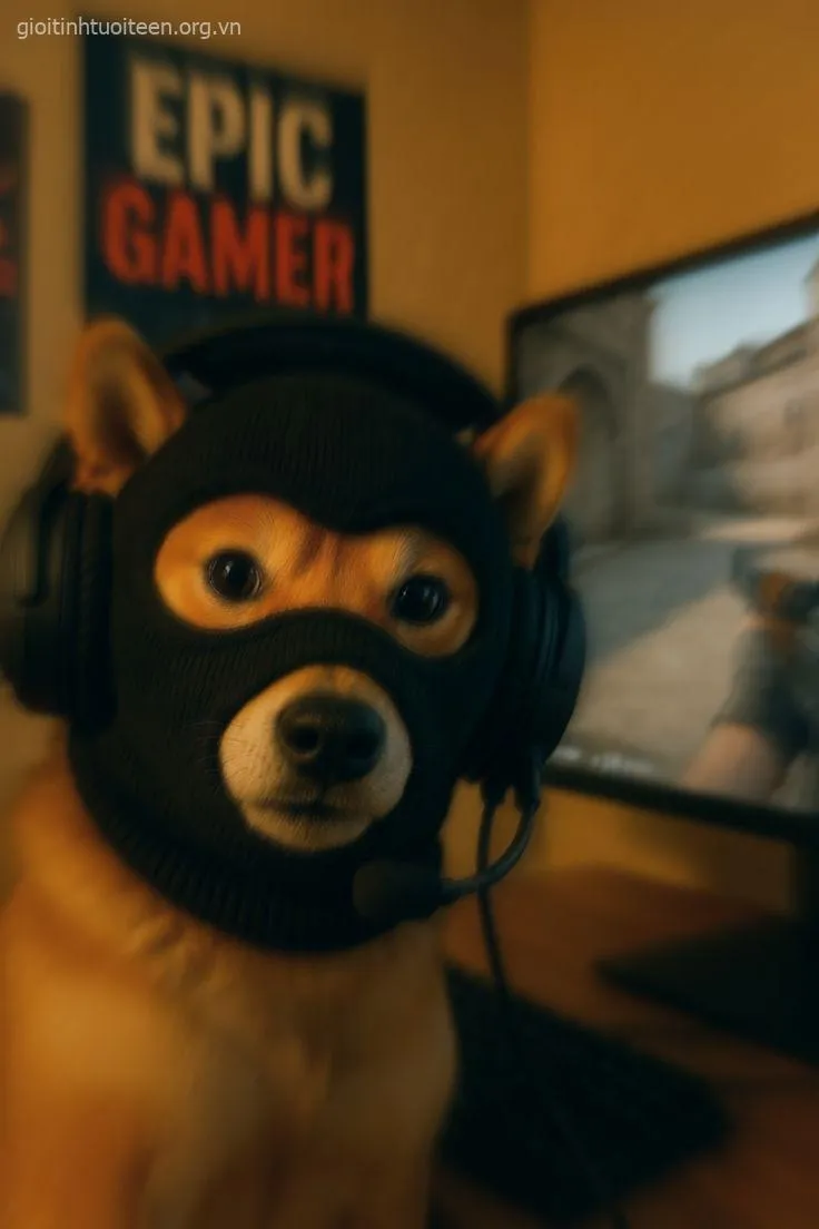 Meme vui Shiba ánh mắt troll khiến ai cũng cười