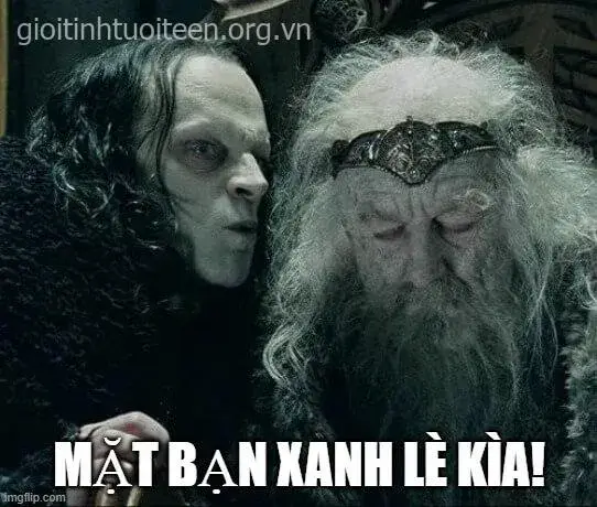 Biểu cảm hóm hỉnh troll bạn bè: bạn sợ rồi à