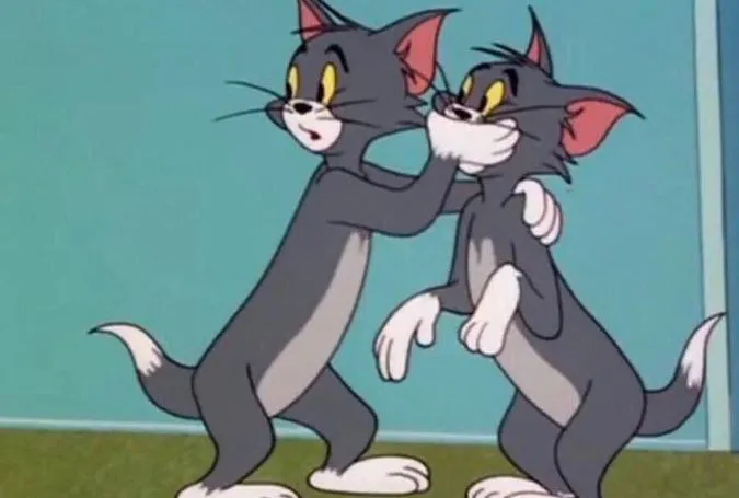 Meme vui mèo Tom đang gắt mà vẫn đáng yêu