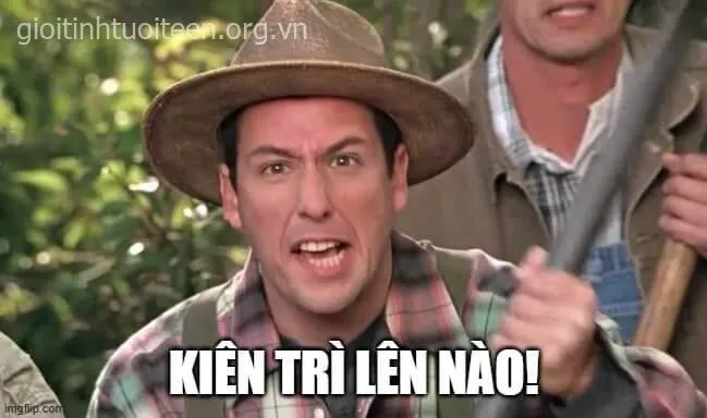 Meme hài cố gắng lên giúp cộng đồng mạng có thêm năng lượng