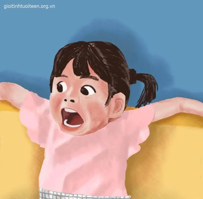 Meme vui há hốc mồm thể hiện cảm xúc thật thà