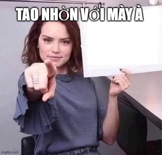 Hình vui bàn tay giơ lên trong tư thế khẳng định dứt khoát.