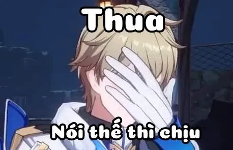 Hình meme bó tay mô tả ánh mắt ngán ngẩm