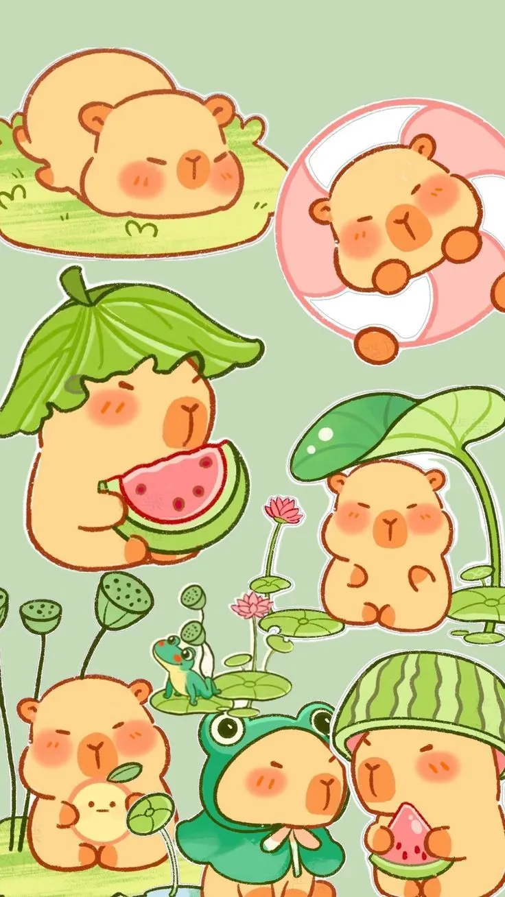 Những góc chụp capybara đẹp để dùng làm hình nền cho màn hình rộng