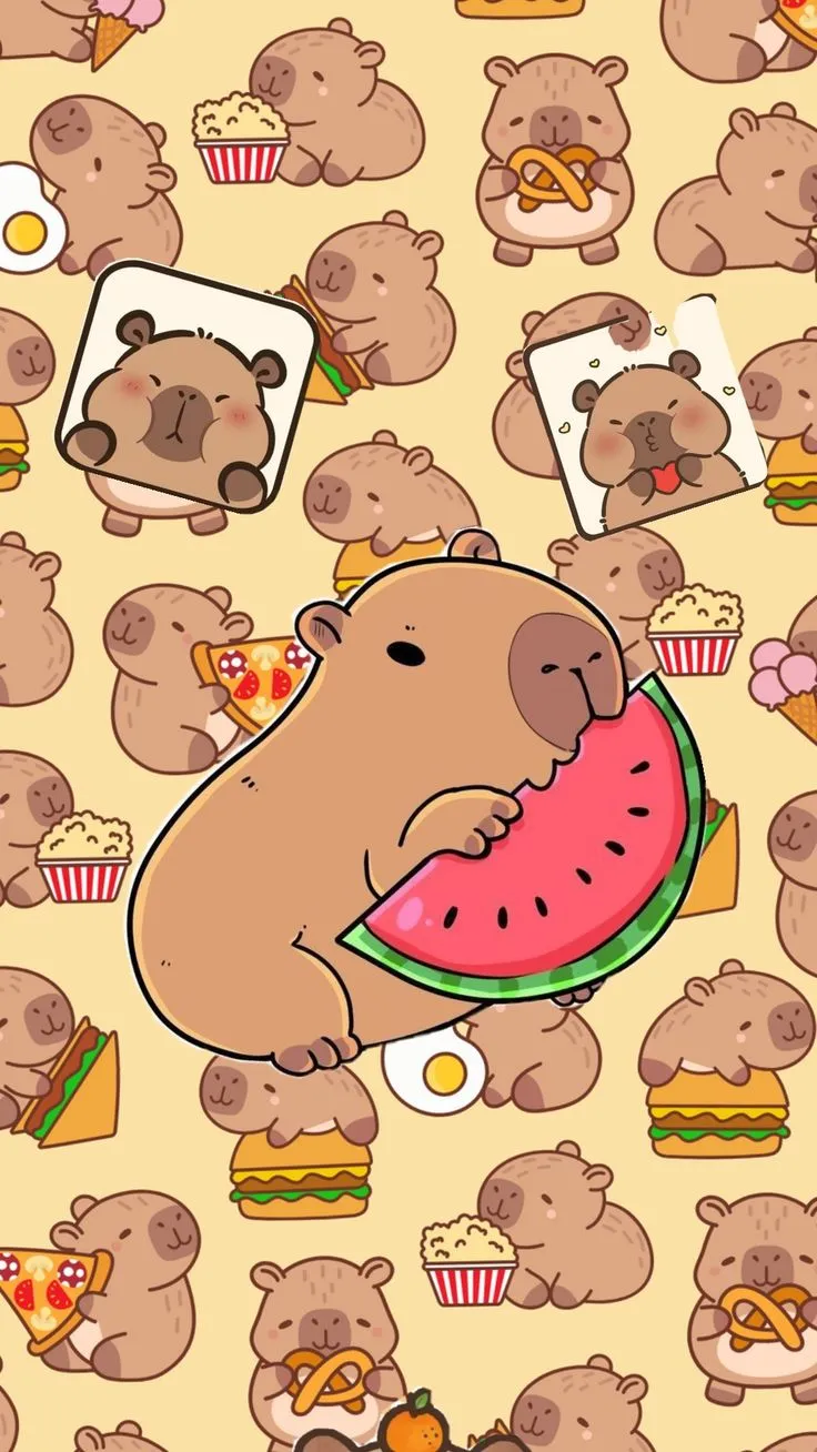Loạt hình nền capybara giúp điện thoại trông nhẹ nhàng và dễ chịu hơn
