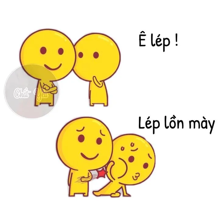 Meme mặt cười vui nhộn, nhìn siêu đáng yêu.