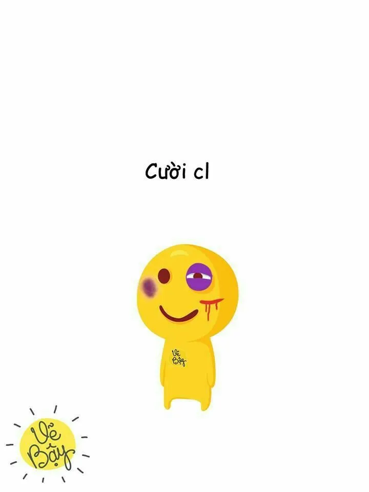 Ảnh troll khuôn mặt rạng rỡ thể hiện niềm vui nhỏ