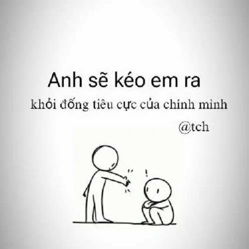 Ảnh chế an ủi gửi gắm lời cảm thông sâu sắc mà nhẹ tênh