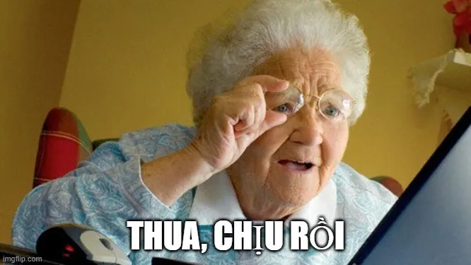 Meme chịu trận thể hiện phản ứng bất lực rõ nét