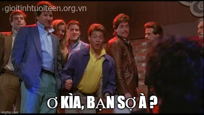 Hình troll bạn lo sợ chưa mang tinh thần hài hước kiểu học trò