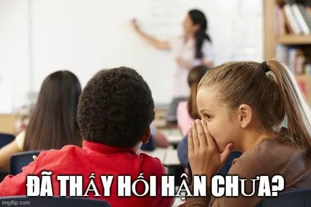 Meme hài bạn nhát thiệt à lan truyền mạnh trong các group vui