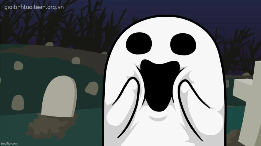 Biểu cảm bị sốc gương mặt hoang mang