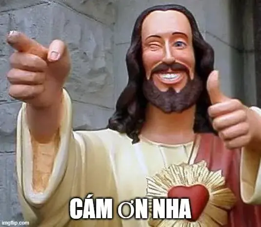 Ảnh chế đồng nghiệp gửi lời cảm ơn vui vẻ