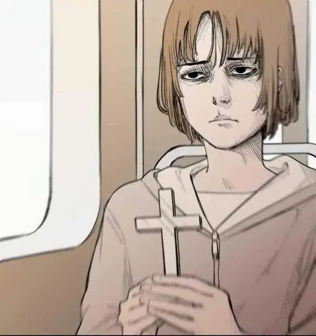 Hình chế người tái mặt cầm vật linh chiếu sáng