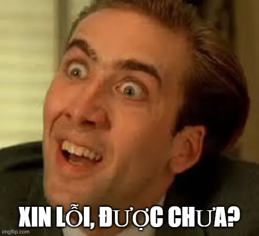 Meme chế hối hận ngộ nghĩnh tái hiện ánh mắt biết lỗi